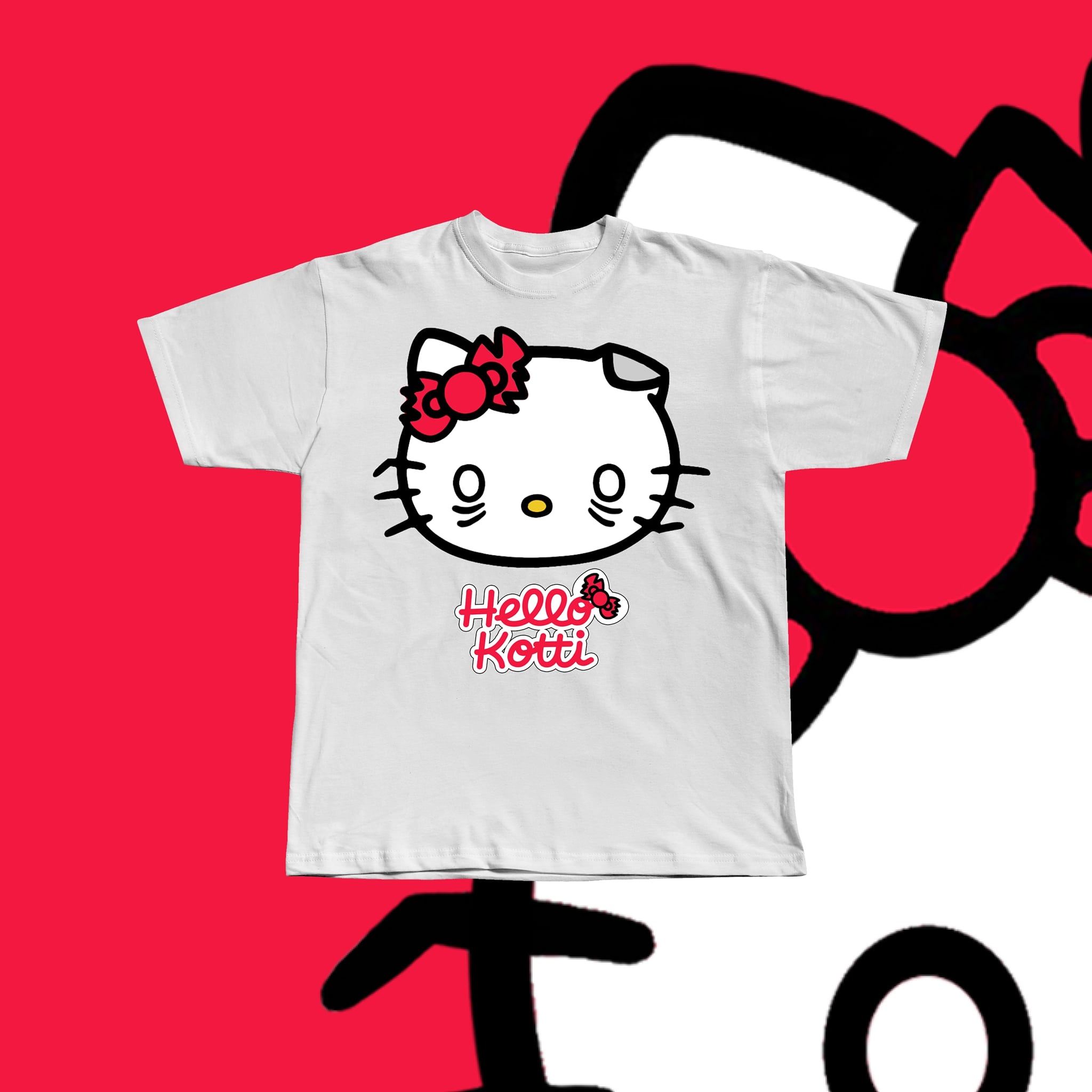 Bild von HELLO KOTTI - SHIRT [weiß]